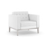 Sofa de recepción Chester 1 plaza - BLANCO