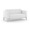 Sofa de recepción Chester 2 plazas - BLANCO