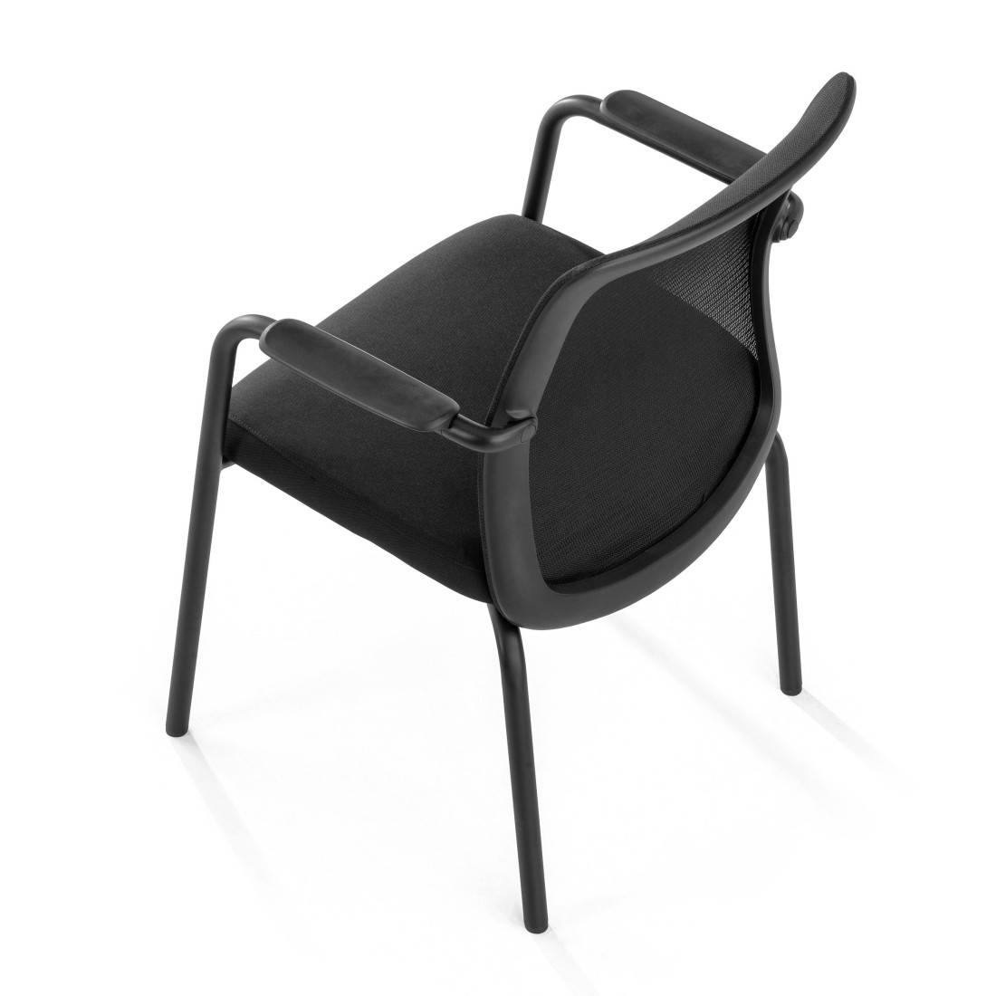 silla confidente negro berna malla 7