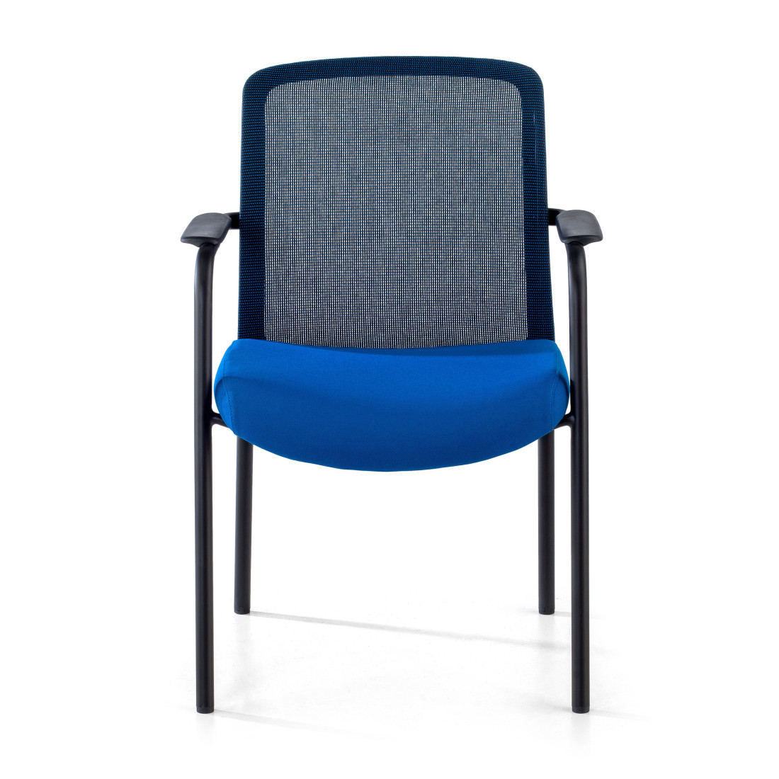silla confidente azul berna malla 3
