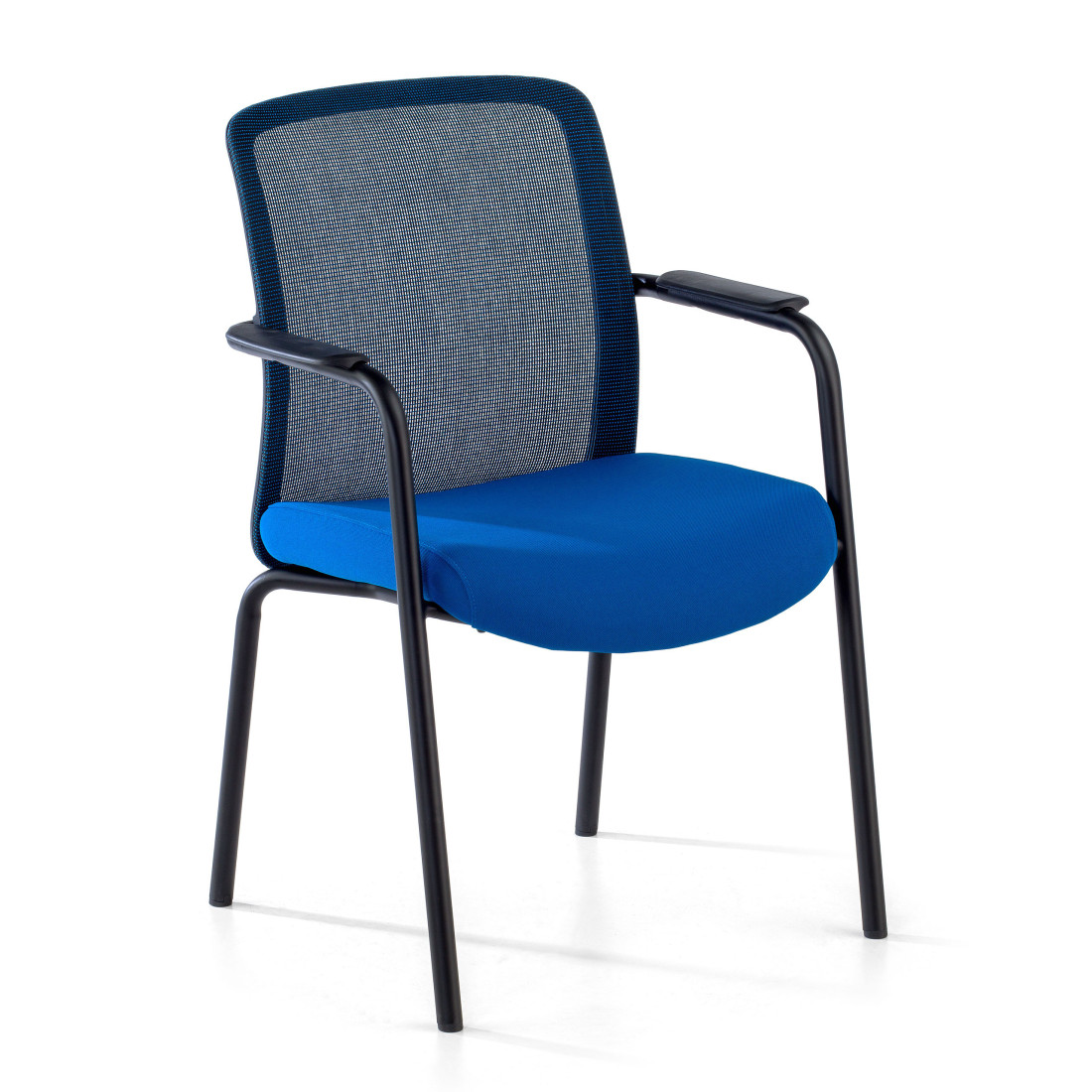 silla confidente azul berna malla 1