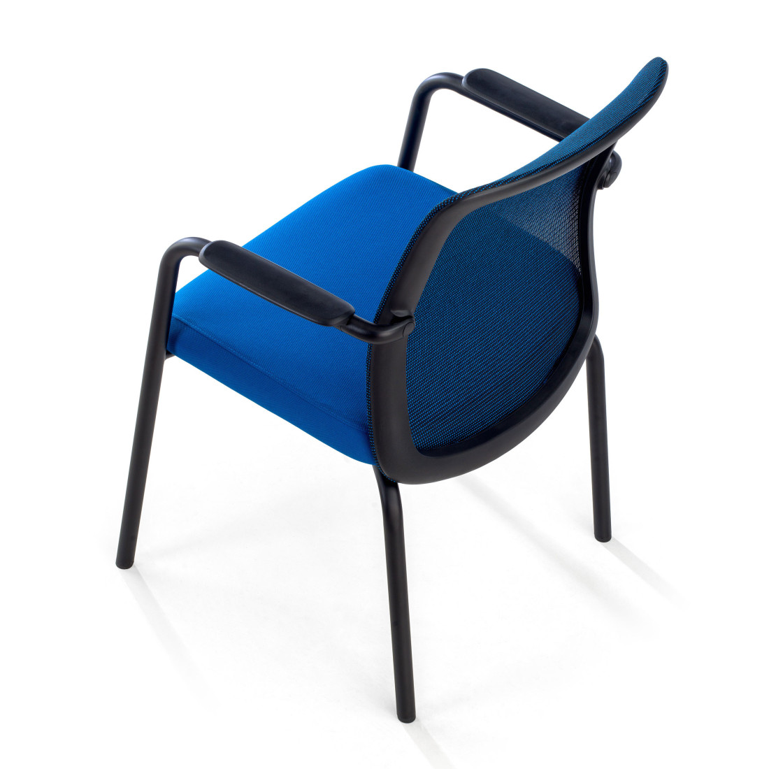 silla confidente azul berna malla 8