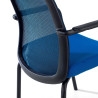 silla confidente azul berna malla 5