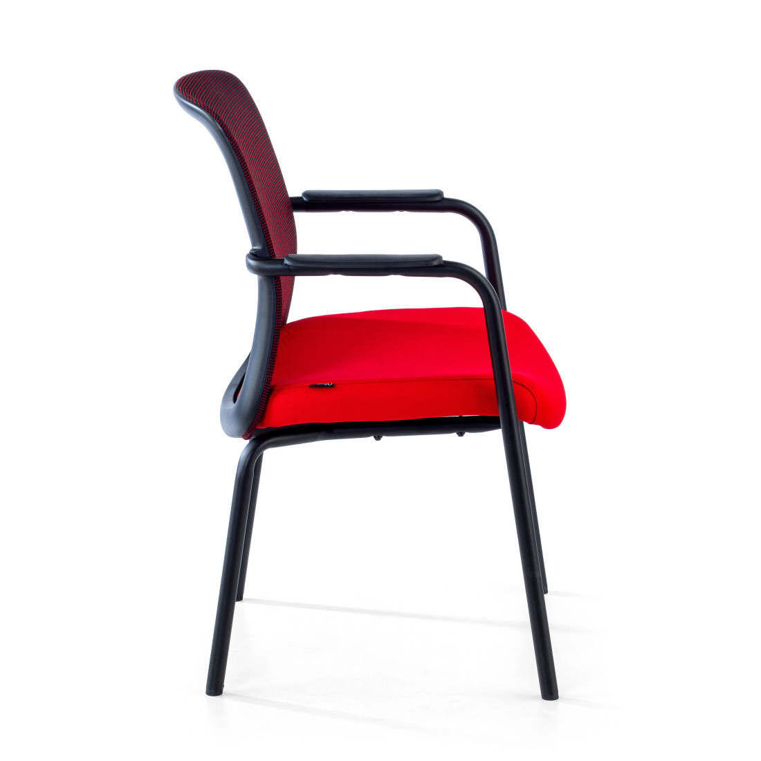 silla confidente rojo berna malla 4