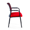 silla confidente rojo berna malla 4
