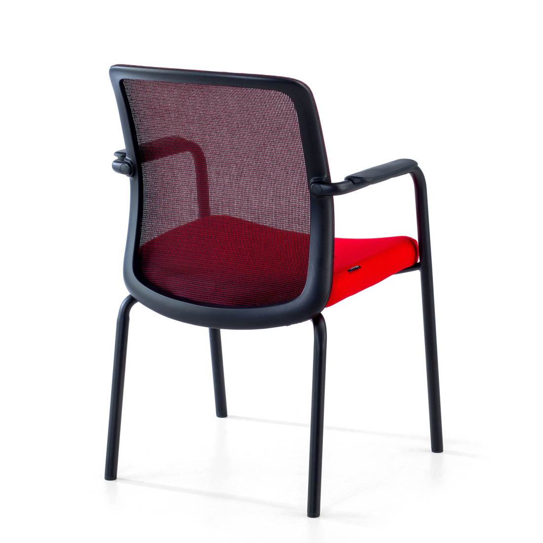 silla confidente rojo berna malla 7