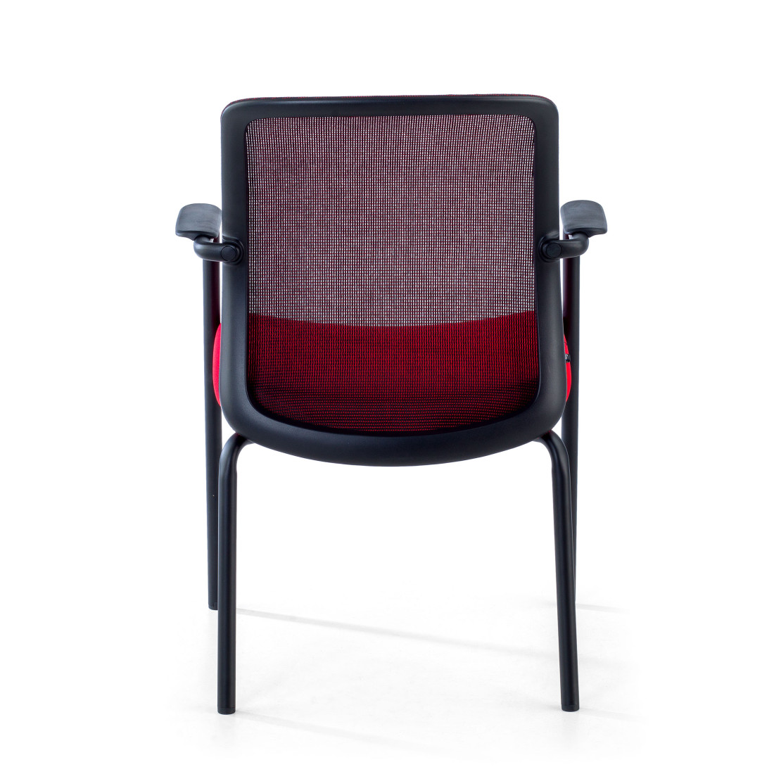 silla confidente rojo berna malla 6