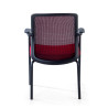 silla confidente rojo berna malla 6