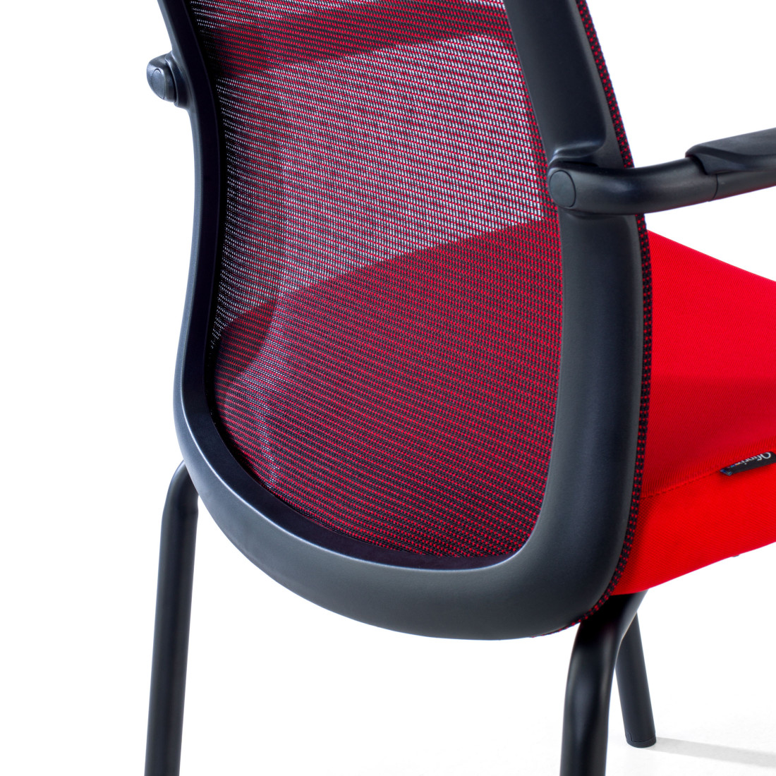 silla confidente rojo berna malla 5