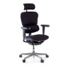 silla ergonomica negro ergohuman estructura negra todo tapizado tela 1