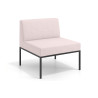 Sofa de Espera Pylos, modulo individual con respaldo - Beige