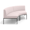 Sofa de Espera Pylos Curvo, Módulo Concavo 2 asientos - Beige