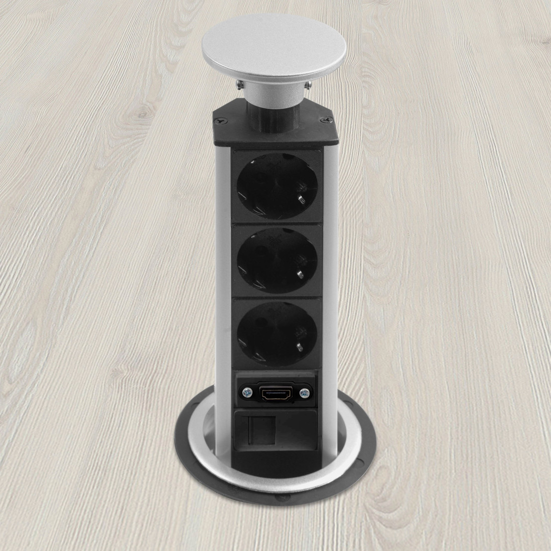 pasacables aluminio powerhub 1