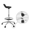 taburete de trabajo y laboratorio negro work 03 plastico 4