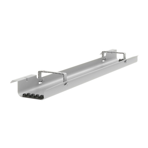Bandeja para cables mesa erghos con apertura - Aluminio