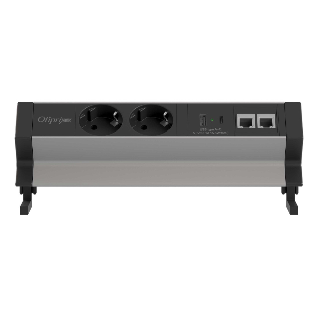 pasacables aluminio powerhub 3