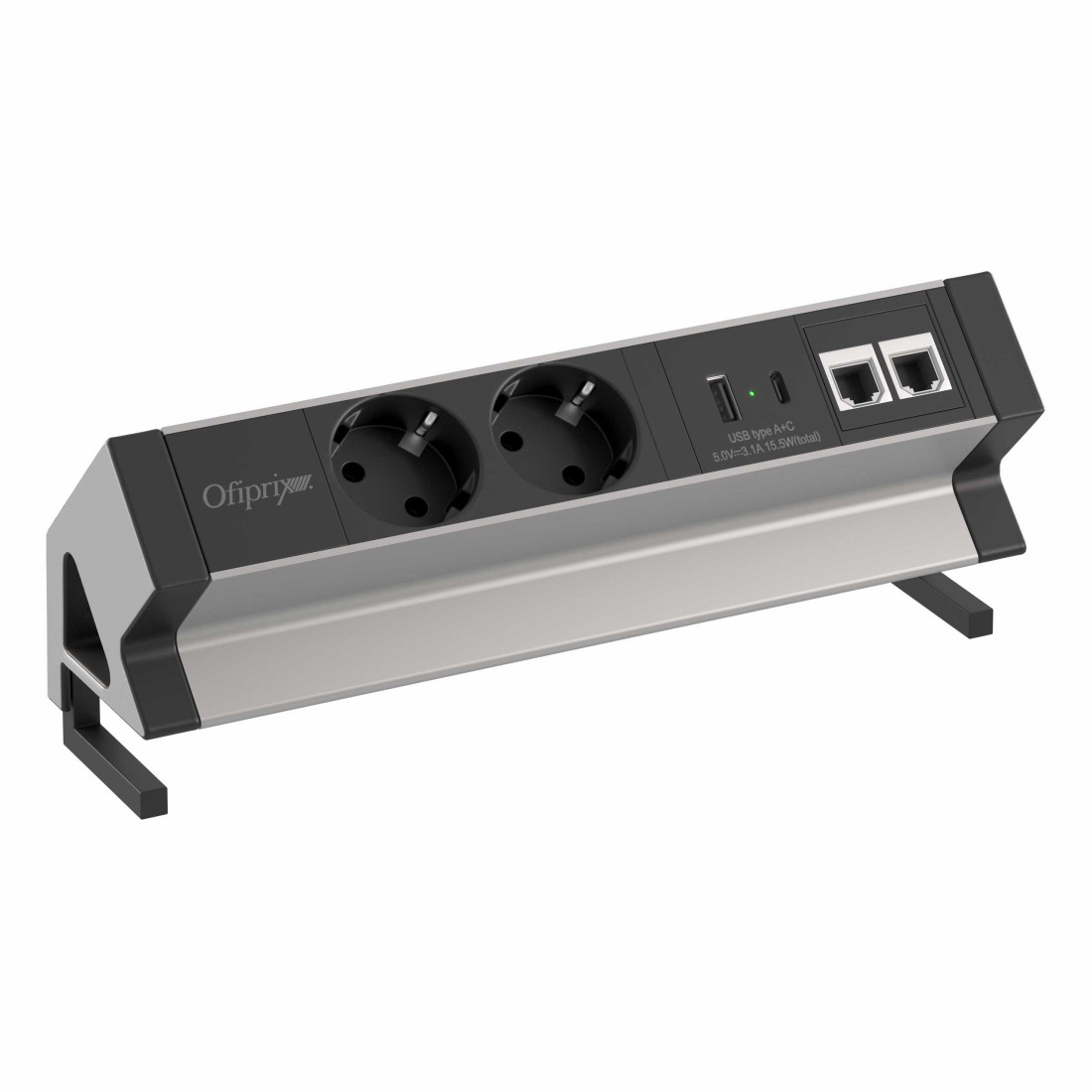pasacables aluminio powerhub 1