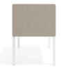 Separador para mesa individual lateral móvil tapizado PET