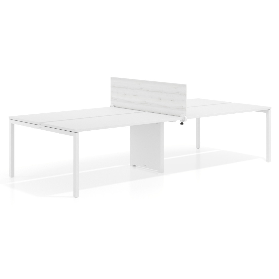 separador de mesa para fondo 126cm albo hoover divisor bench hover intermedio melamina 1