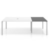 Mesa de cabecera kube para bench 166 estructura aluminio