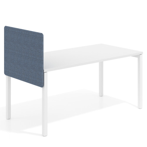 Separador para mesa individual lateral fijo tapizado PET - para mesa fondo 80cm