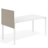 separador de mesa para mesa fondo 80cm beige hoover pantalla acustica hover lateral fija 1