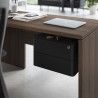 cajonera de escritorio negro xenon 2