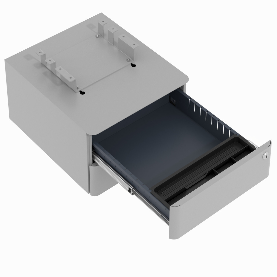 cajonera de escritorio aluminio xenon 8