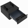 cajonera de escritorio negro xenon 8