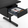 cajonera de escritorio negro xenon 3