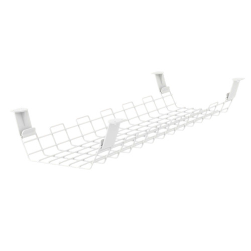 Bandeja para cables de rejilla alambre 90 cm - BLANCO
