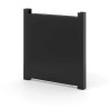 Carter pasacables mesas bench fondo 100-126-142-166 cm - NEGRO