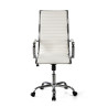 sillon de oficina blanco milano piel sintetica 3