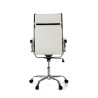 sillon de oficina blanco milano piel sintetica 7