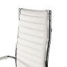 sillon de oficina blanco milano piel sintetica 6