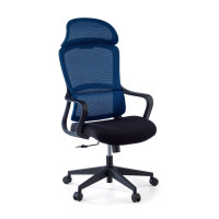 Silla Giratoria de Escritorio Astra, cojin lumbar - AZUL