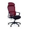 Silla Giratoria de Escritorio Astra, cojin lumbar - ROJO