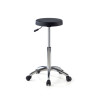 taburete de trabajo y laboratorio negro ergopur plastico 1