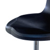 taburete de trabajo y laboratorio negro polytec plastico 5