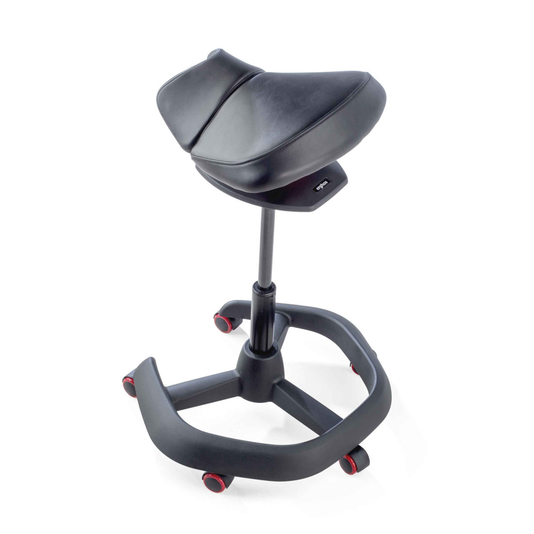 taburete ergonomico negro active 4