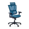 Silla de oficina Ergonomica IOO, soporte lumbar - AZUL