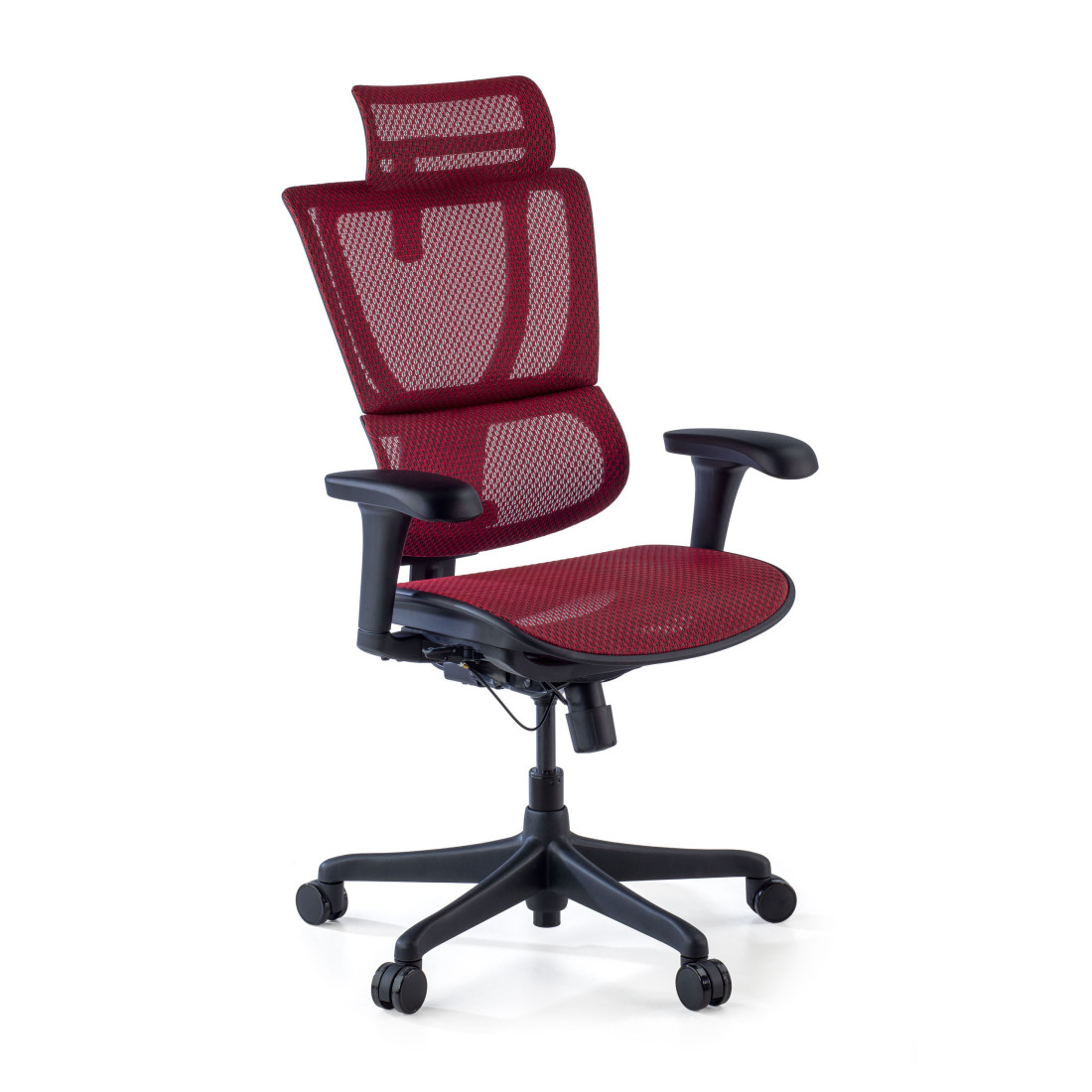 silla ergonomica rojo ioo silla oficina red 1