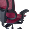 silla ergonomica rojo ioo silla oficina red 5