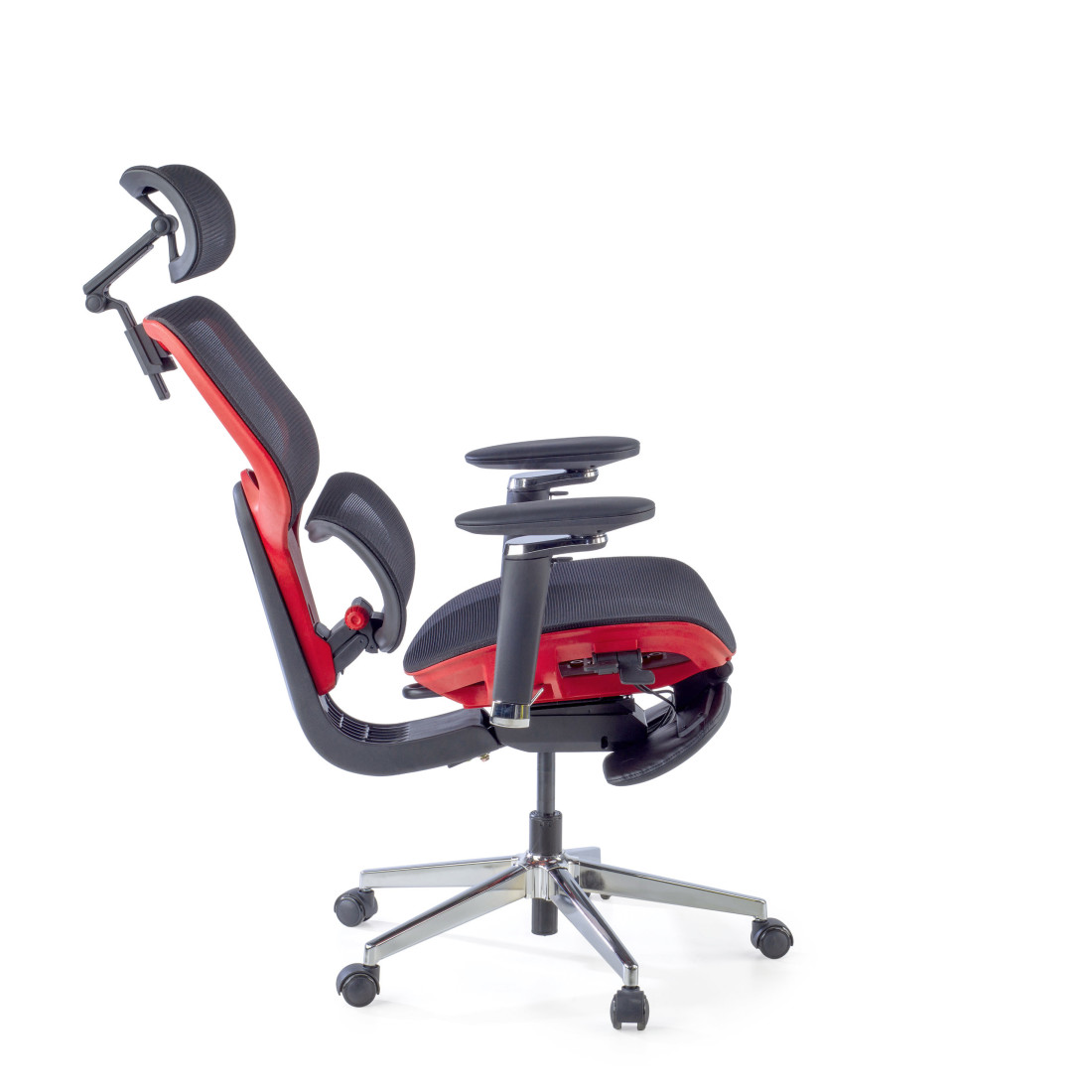 silla ergonomica rojo erghos x2 malla 5