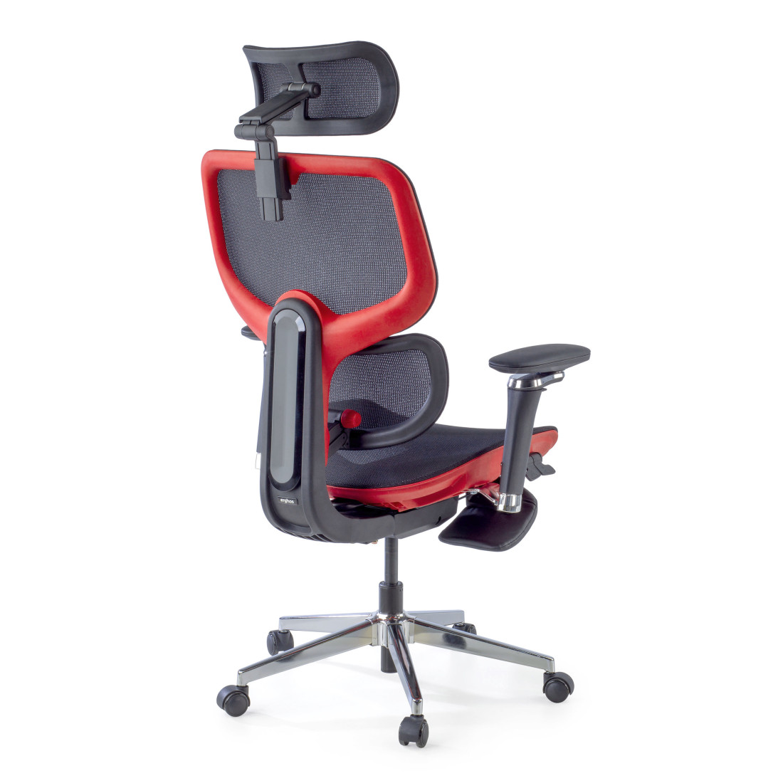 silla ergonomica rojo erghos x2 malla 10