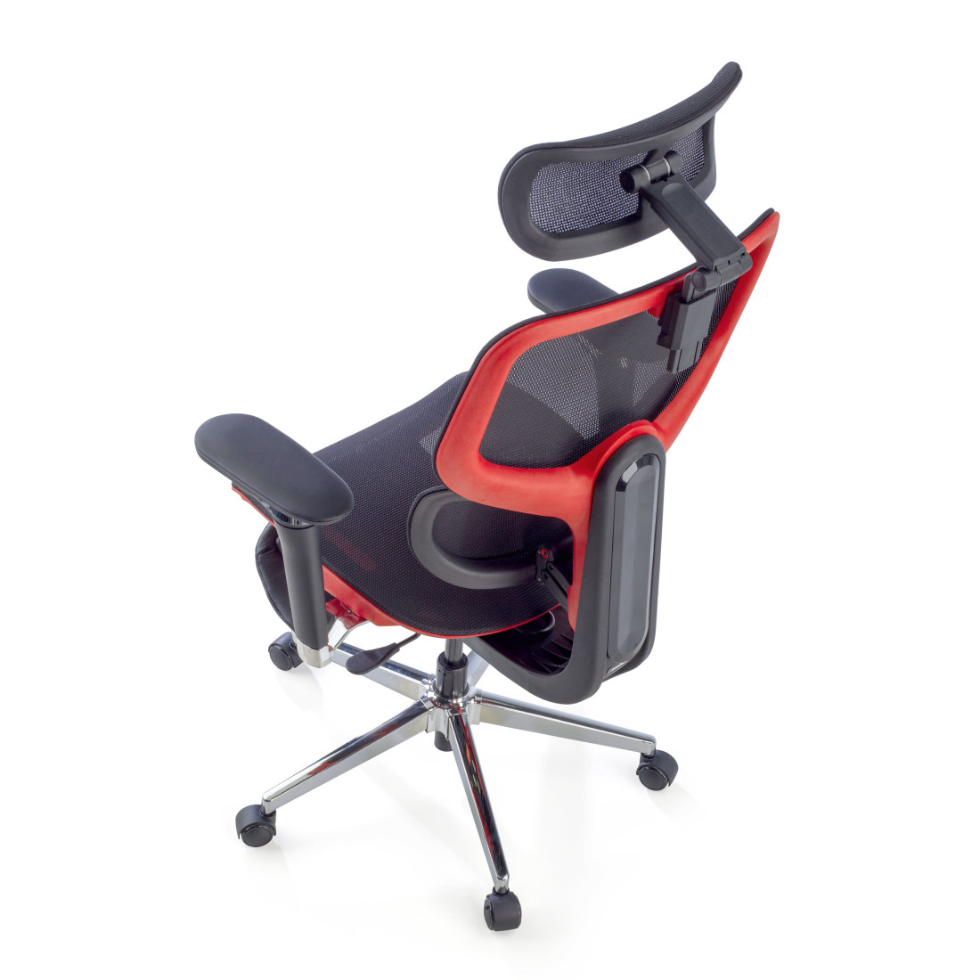 silla ergonomica rojo erghos x2 malla 11