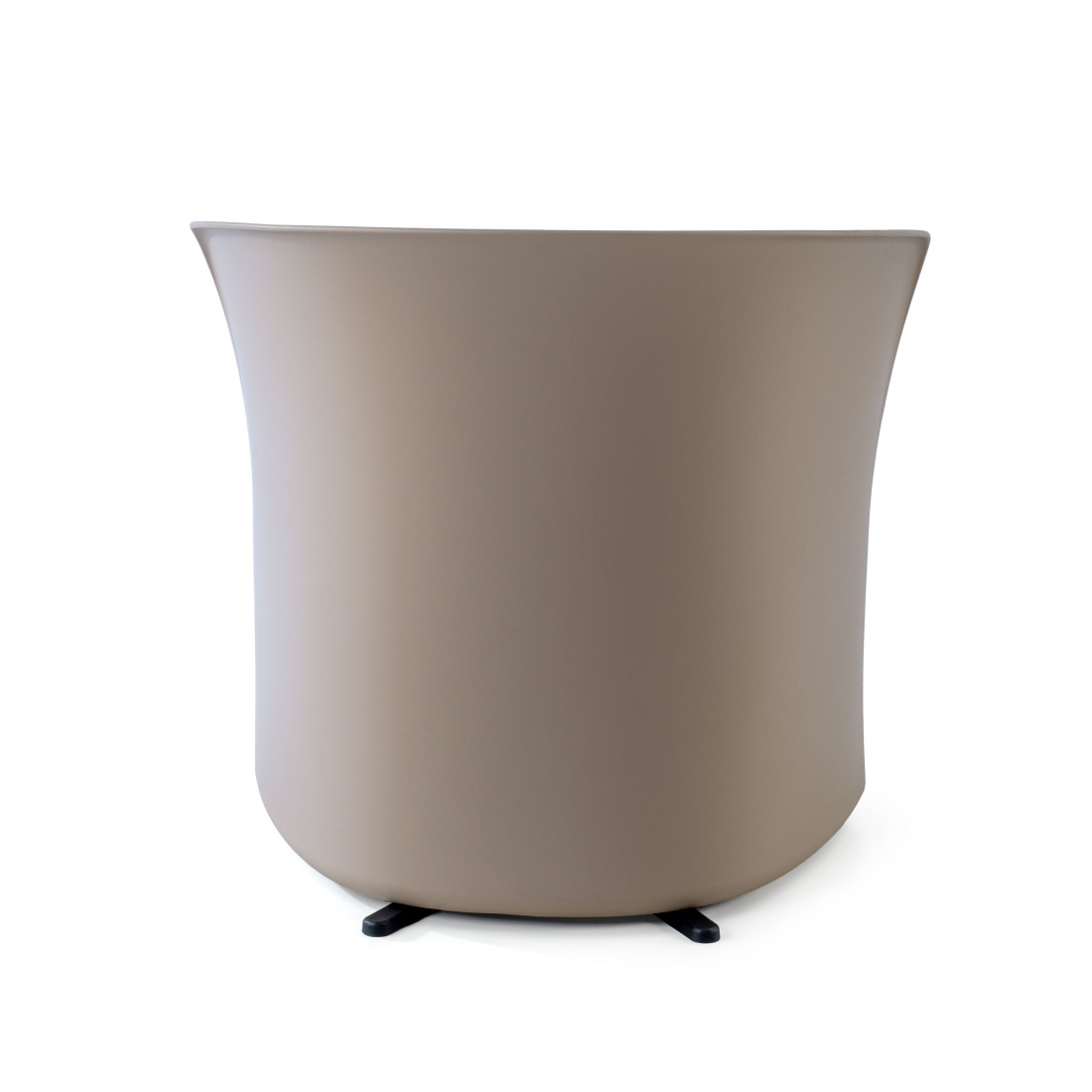 sillon para sala de espera marron aura tela 7