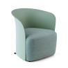 Silla para sala de espera Aura, espuma inyectada - VERDE
