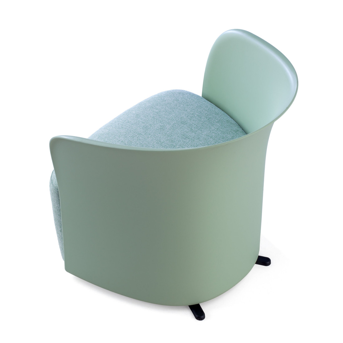 sillon para sala de espera verde aura tela 6