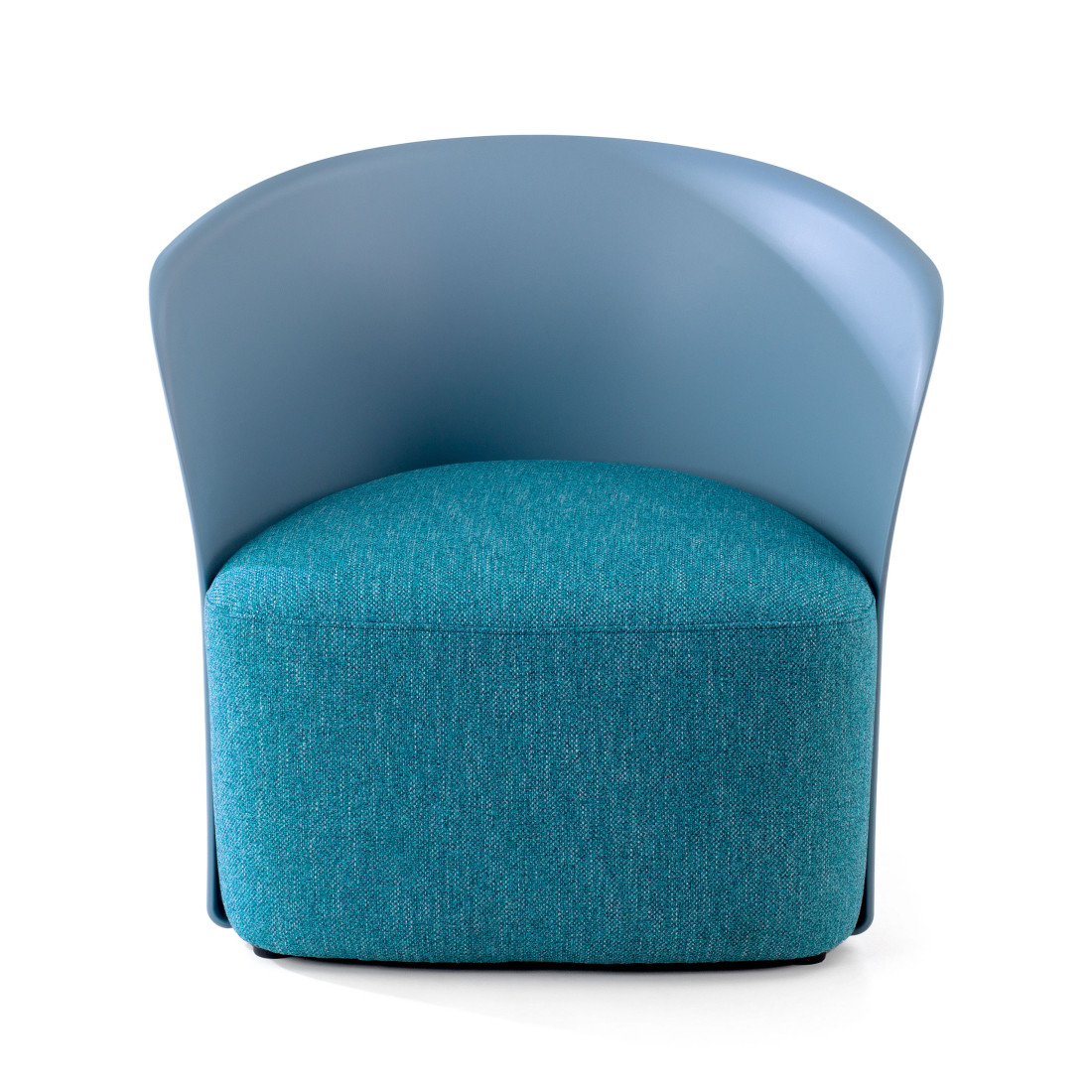 sillon para sala de espera azul aura tela 3